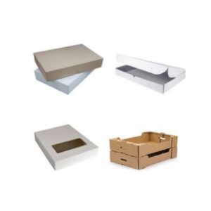 Caja carton Micro blanca con ventana