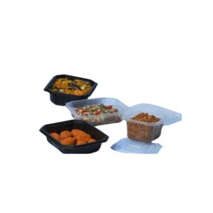 Envases PP Negros tapa separada 1000 cc