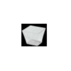 Mini Bol cuadrado transparente 120 cc. con tapa