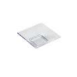 Plato cuadrado transparente (1019)