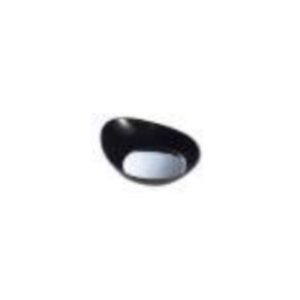 Plato semioval negro (1040)