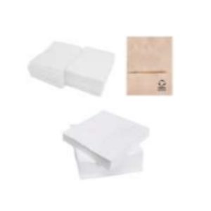 Servilletas blancas 1 capa